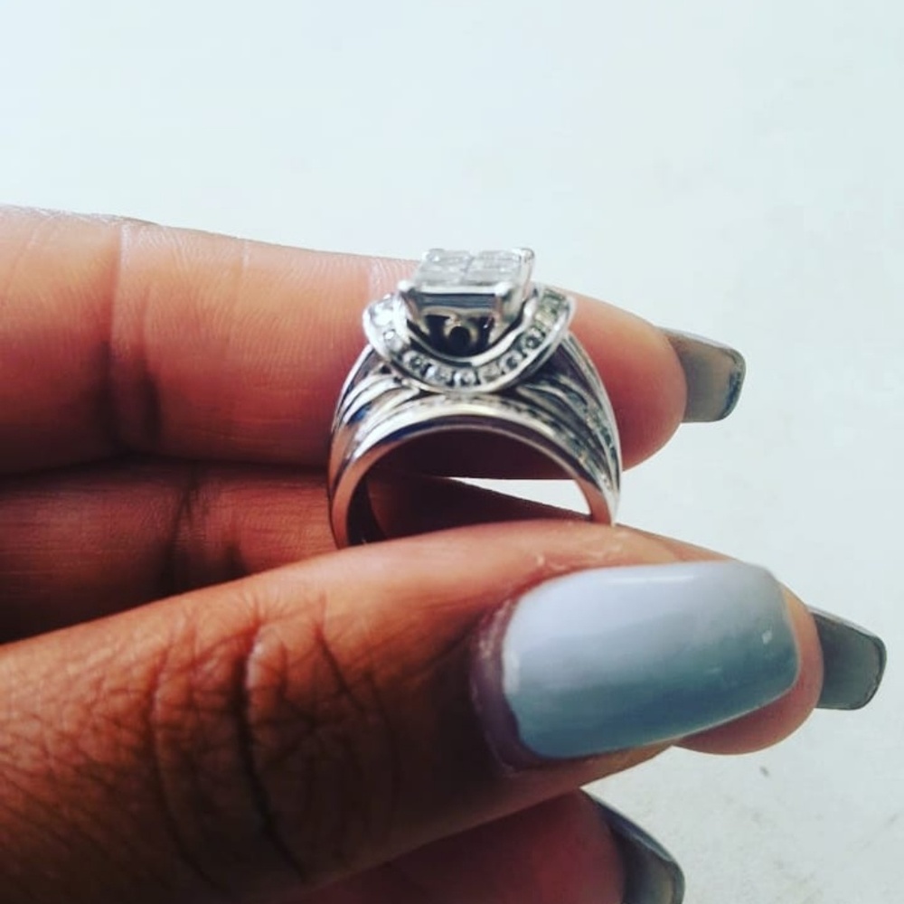 Diamond Ring w/ band - Picture 6 of 6